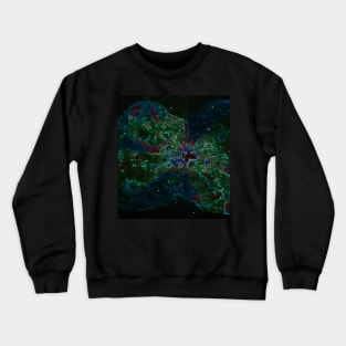 Black Panther Art - Glowing Edges 205 Crewneck Sweatshirt